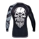 PRIDE OR DIE reckless RASHGUARD - BLACK